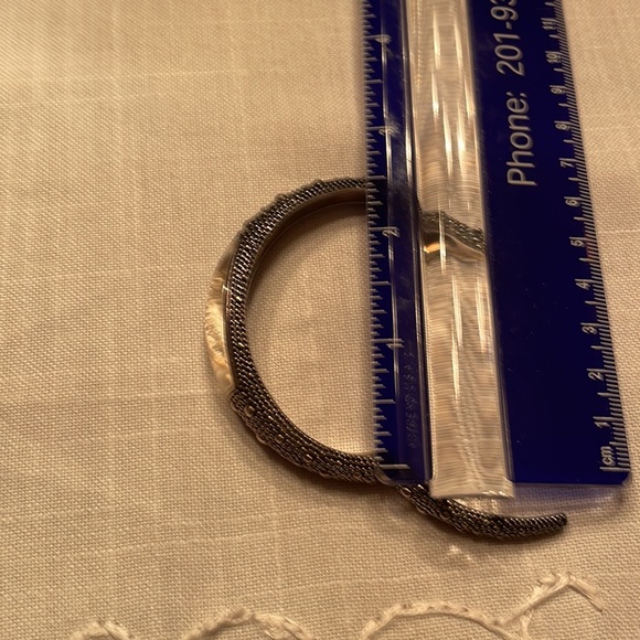 Michael Dawkins Starry Night Moonstone Sterling Cuff - Picture 10 of 13